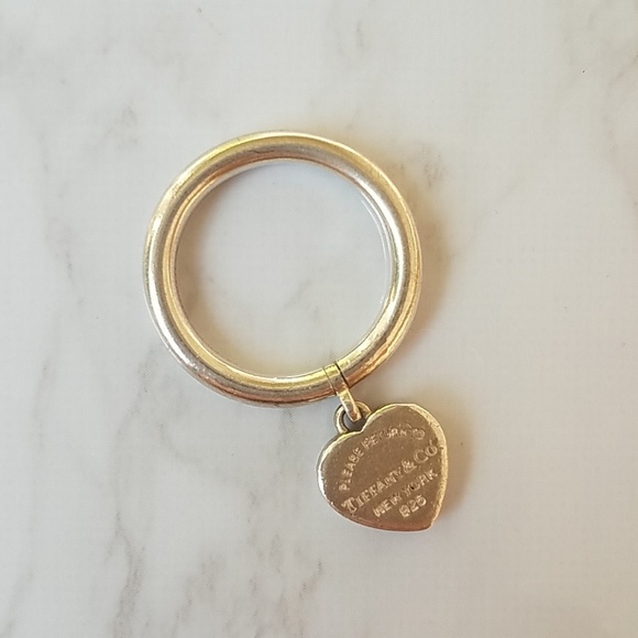 Return To Tiffany Heart Tag Ring 